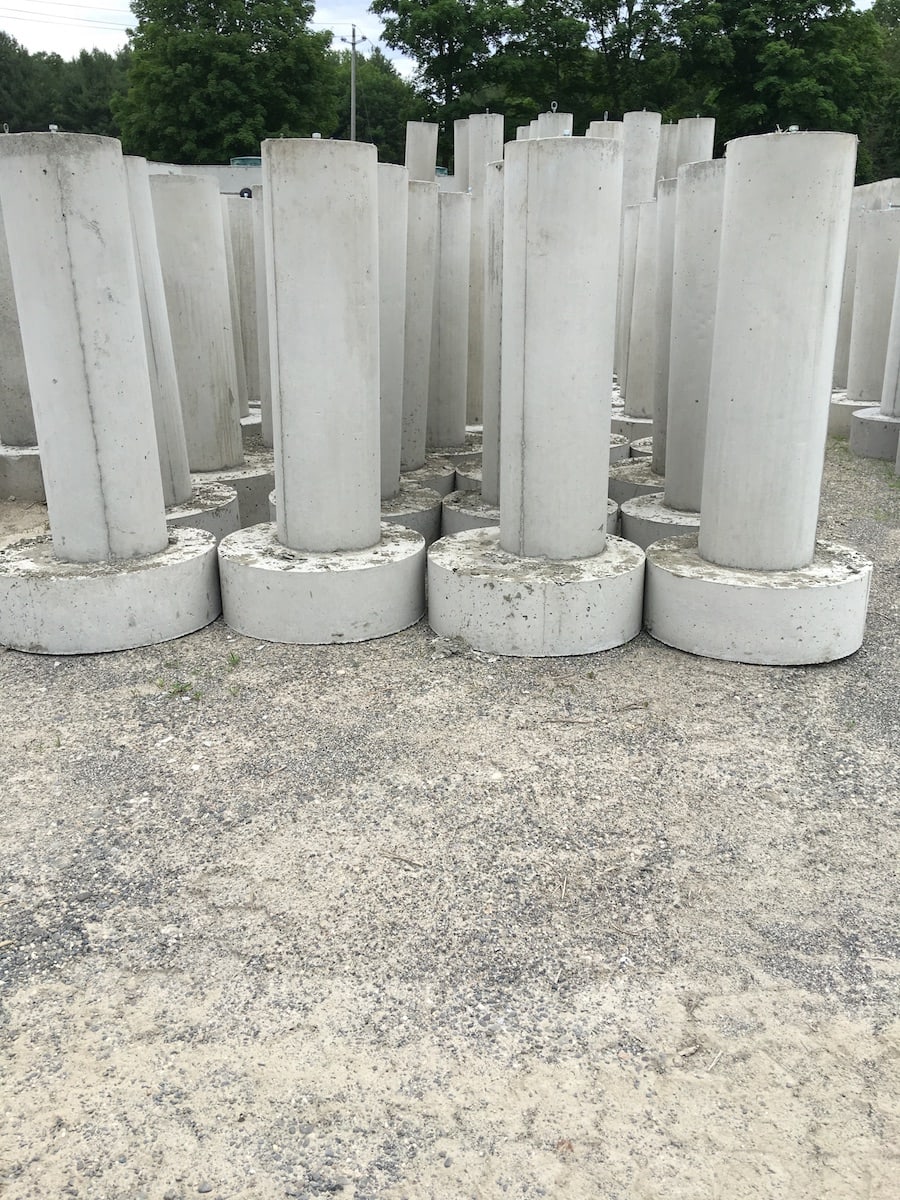 concrete deck piers